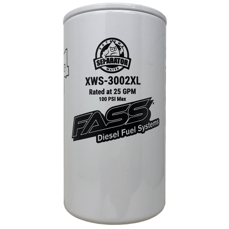 FASS Diesel Fuel Systems XWS3002XL Extended Length Extreme Water Separator